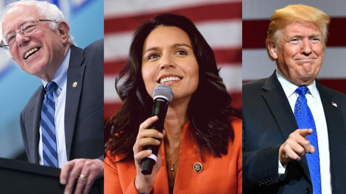 IVN POLL: Independents Like Bernie, Tulsi, and Trump for 2020